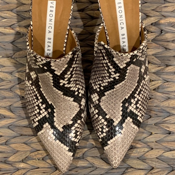Veronica Beard Mule Python Embossed - Picture 3 of 8